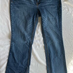 Mossimo Blue Boot Cut Jeans curvy fit woman’s size 14S